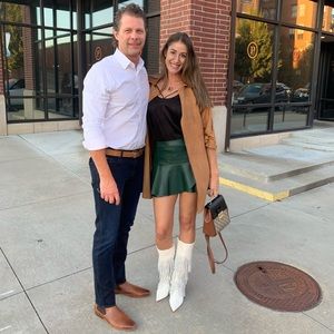 Forever 21 leather mini skirt